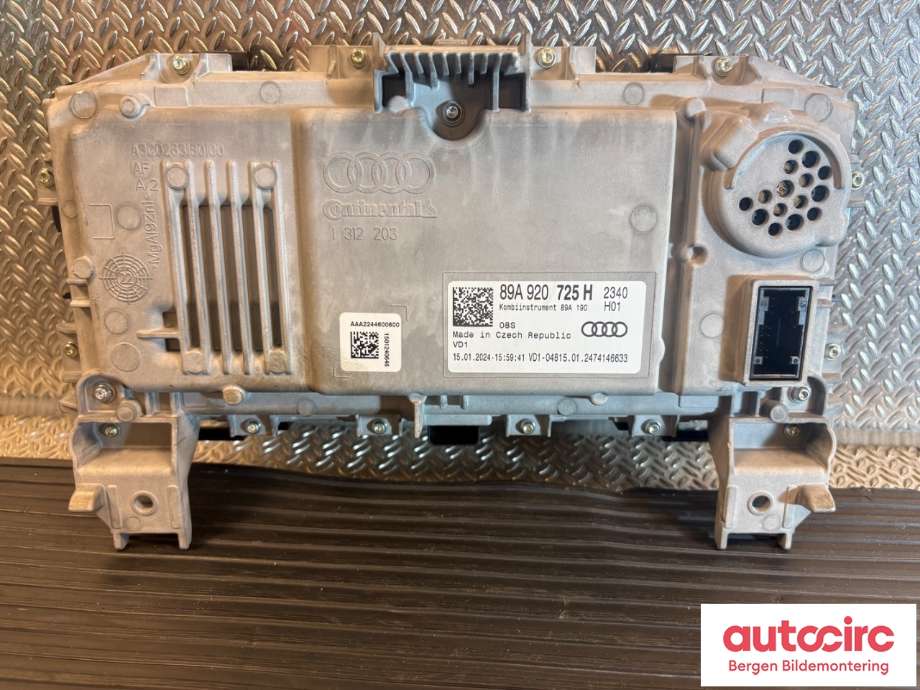 Speedometer til Audi Q4 e-tron 2021-->>  (AUDI|89A 920 725 H|)