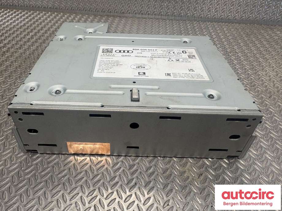 Styreenhet DAB til Audi Q4 e-tron 2021-->> (AUDI|89A 035 043 M|89A 035 043 F|)