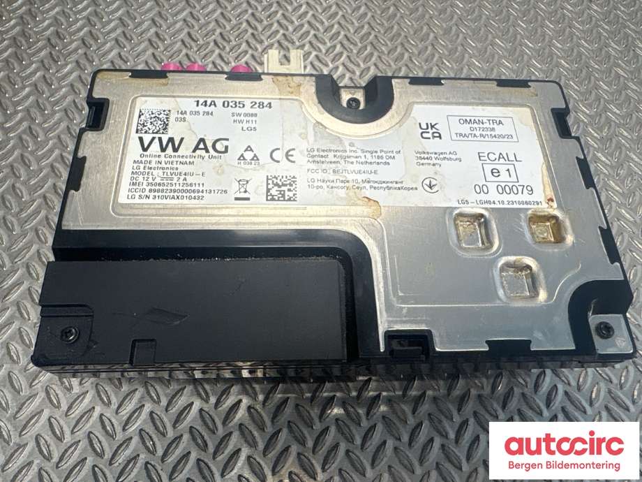 Styreenhet diverse til Audi Q4 e-tron 2021-->>  (AUDI|14A 035 284|)
