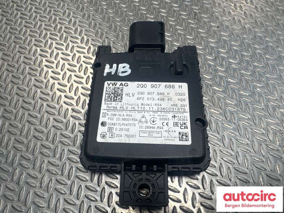Sensor radar til Audi Q4 e-tron 2021-->> (AUDI|2Q0 907 686 H|)