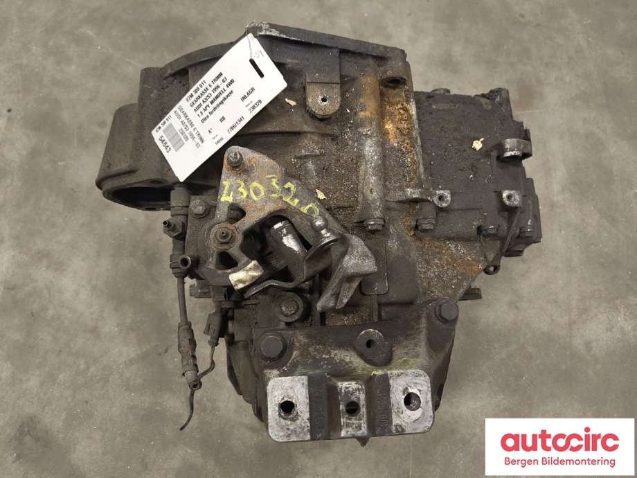 Girkasse manuell 6-trinn til Audi A3 1996-2003 (Type I)  (AUDI|02M 300 011||DQB)