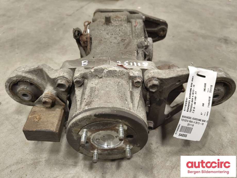 Kardang klokke bak til Toyota RAV4 2013-2015 (Type IV, Fase 1)  (TOYOTA|4111042041|)