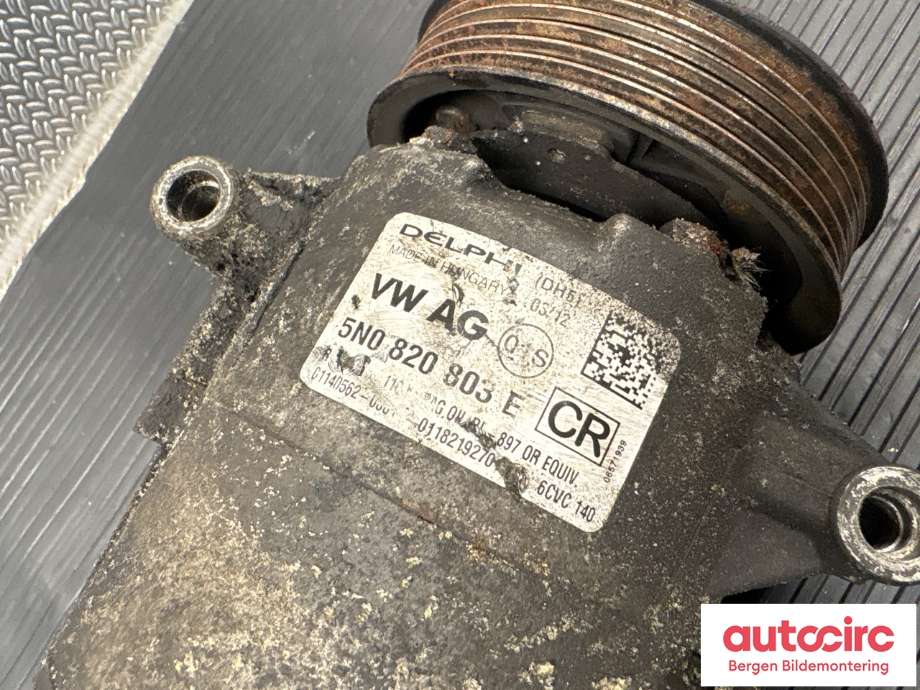 Aircondition kompressor til VW Passat 2005-2010 (B6) (B6) (Volkswagen|1K0 820 808 F|1K0 820 859 F)