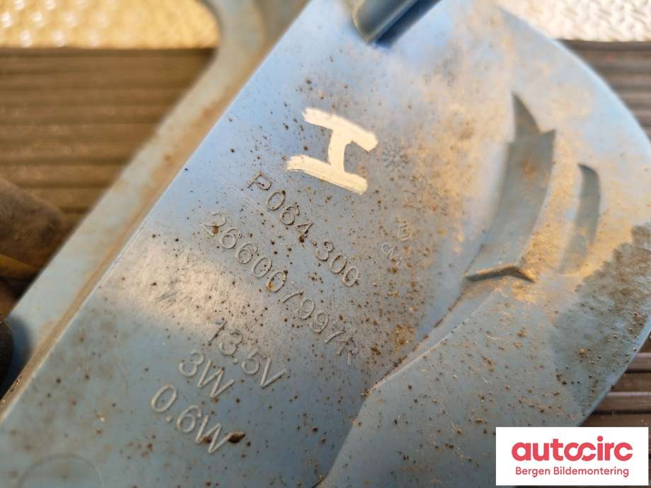 Tåkelykt høyre foran til Renault Zoe 2013-2019 (Fase 1) (RENAULT|266007997R|)