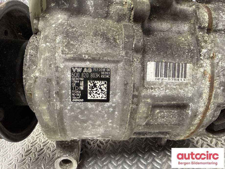 Aircondition kompressor til VW Transporter / Caravelle 2019-->> (T6.1) (T6.1) (VOLKSWAGEN|5Q0 820 803 K|5Q0 820 803 F|)