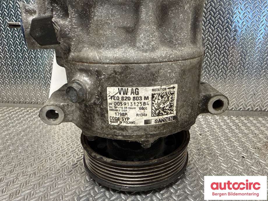 Aircondition kompressor til VW Transporter / Caravelle 2015-2019 (T6) (T6) (VOLKSWAGEN|7E0 820 803 T|7E0 820 803 M|)