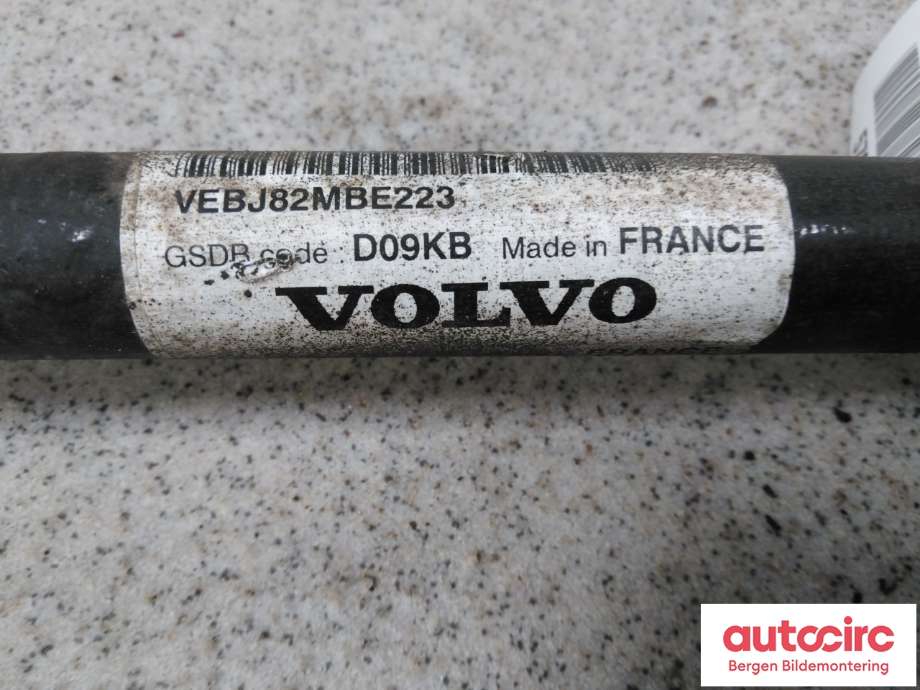 Drivaksel høyre bak til Volvo XC60 2014-2017 (Type I, Fase 2)  (VOLVO|36001876||D09KB)