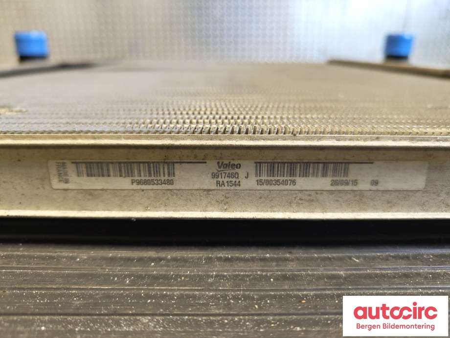 Radiator (automat gir) til Peugeot Partner 2008-2015 (Type II, Fase 1)  (PEUGEOT|1330 W2|)