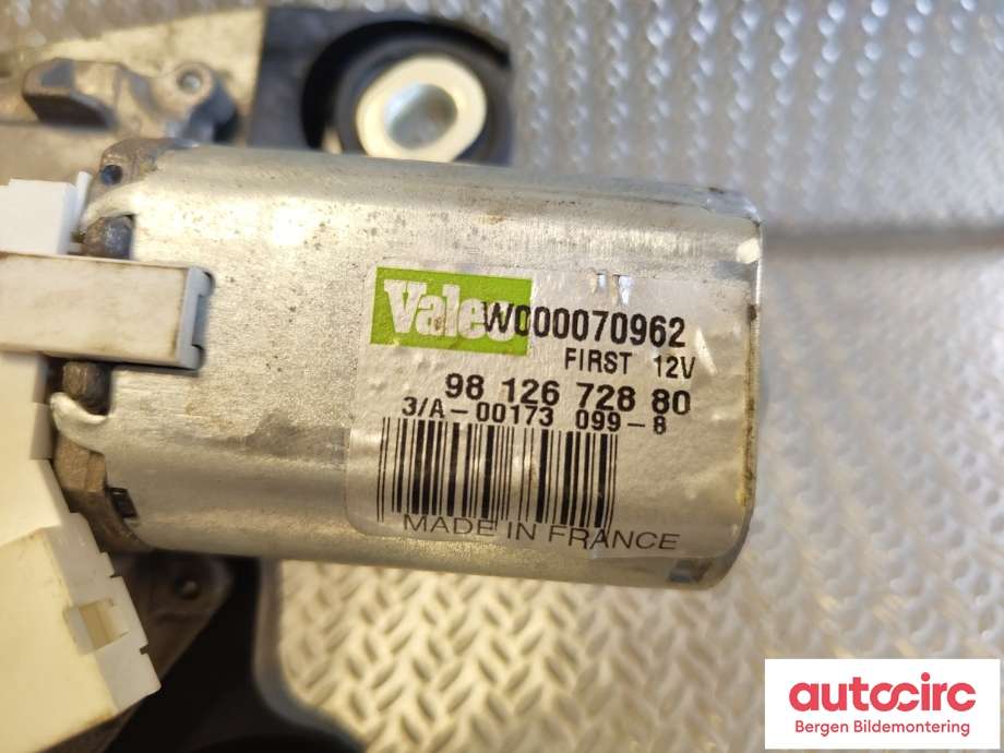 Viskermotor bakrute til Peugeot Expert 2016-->> (Type III)  (PEUGEOT|98 126 728 80|)