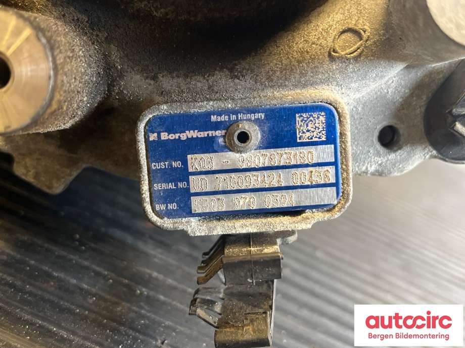Turbo til Peugeot Expert 2016-->> (Type III)  (PEUGEOT|98 078 731 80|98 405 335 80|)