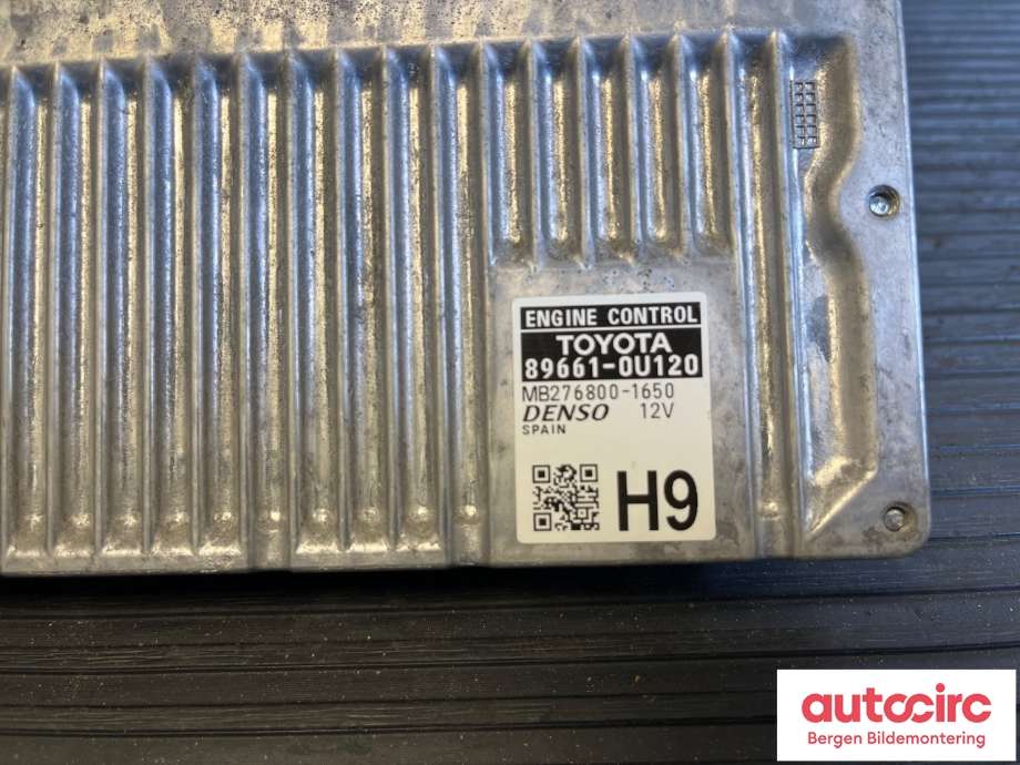 Styreenhet motor til Toyota Yaris 2014-2020 (Type III, Fase 2) (TOYOTA|896610U120|)