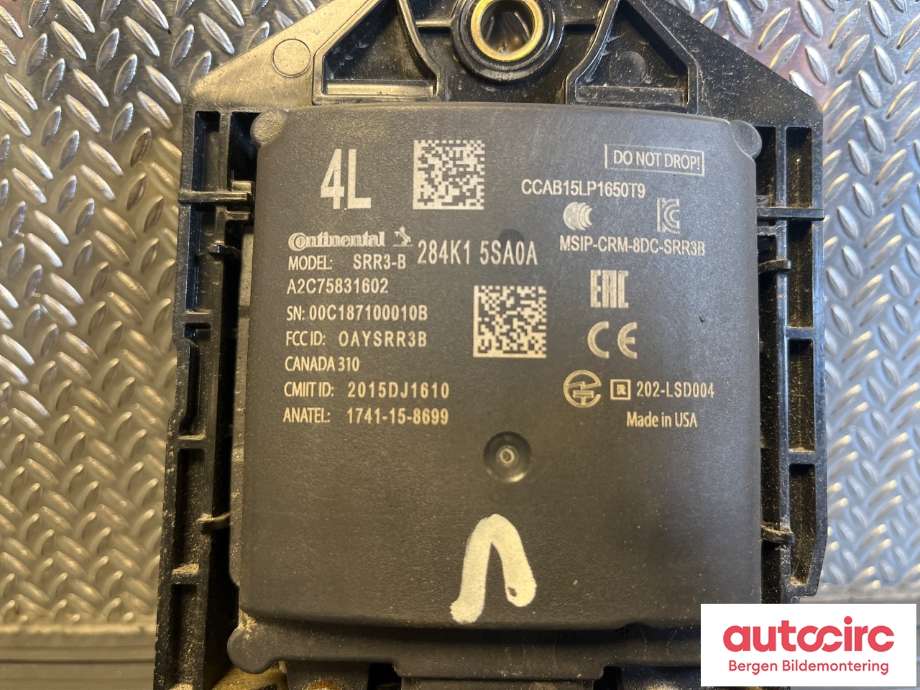Sensor radar til Nissan Leaf 2018-->> (Type II)  (NISSAN|284K15SA0A|)