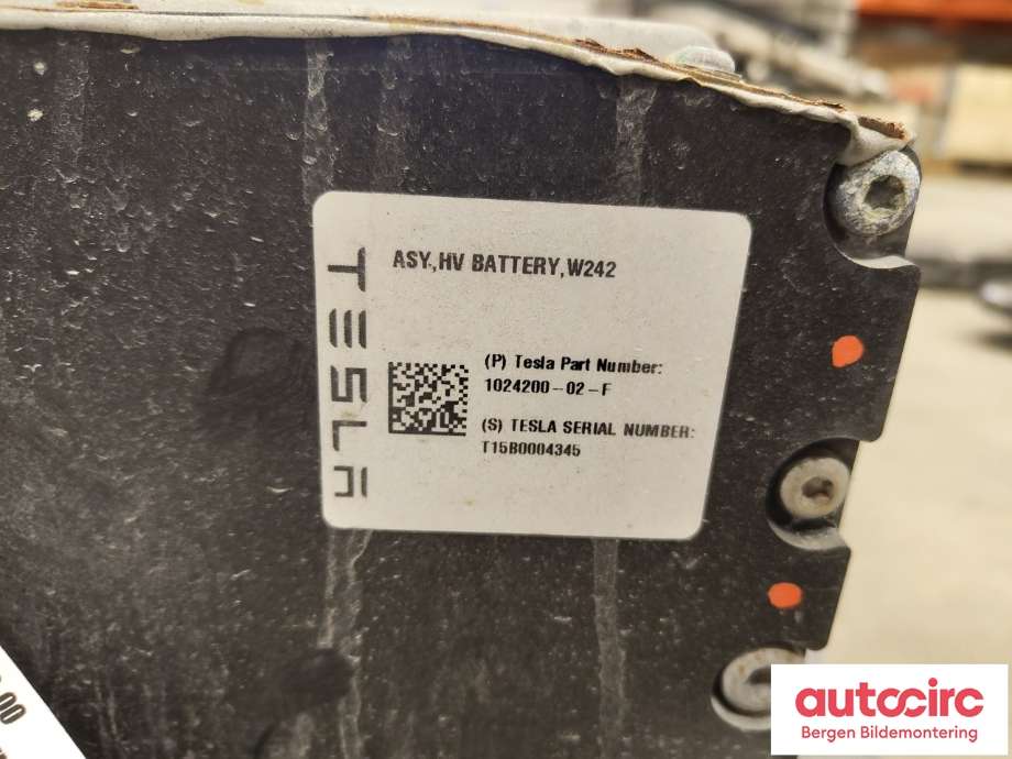 Batteripakke elbil til Mercedes B-Klasse 2011-2018 (W246) (W246) (MERCEDES|A 242 343 00 00|)