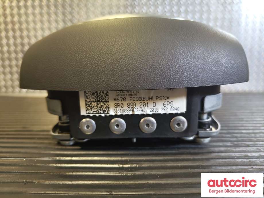 Airbag rattpute til Audi Q5 2008-2012 (Type I, Fase 1)  (AUDI|8R0 880 201 AR|)