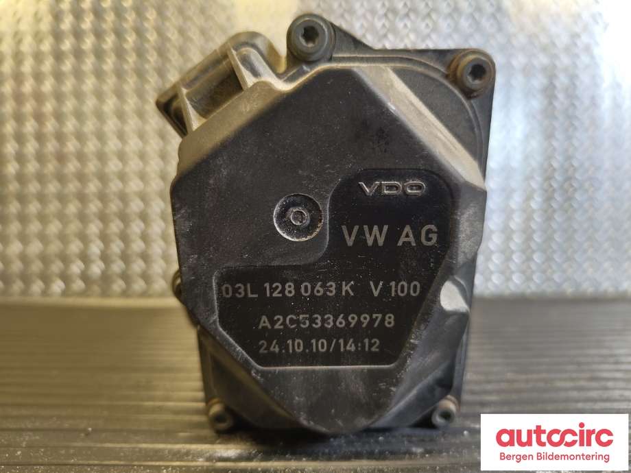 Spjeldhus til Audi Q5 2008-2012 (Type I, Fase 1)  (AUDI|03L 128 063 R|03L 128 063 T|)