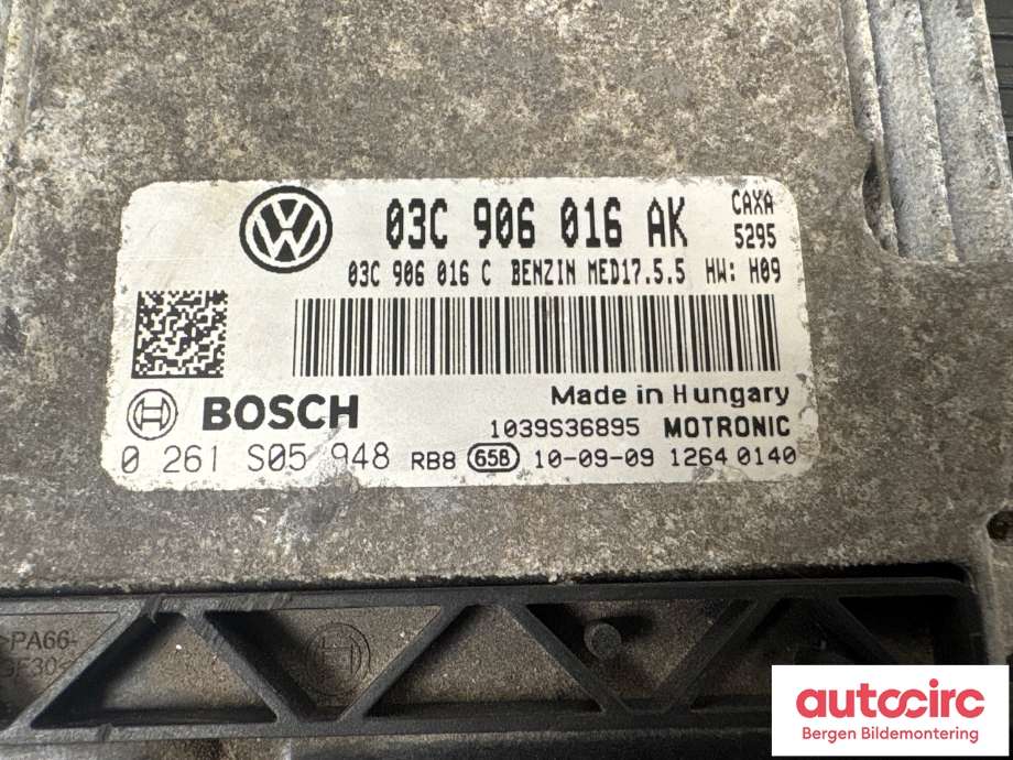 Styreenhet motor til Škoda Octavia 2009-2013 (Type II, Fase 2)  (SKODA|03C 906 016 AK|03C 906 016 C|)