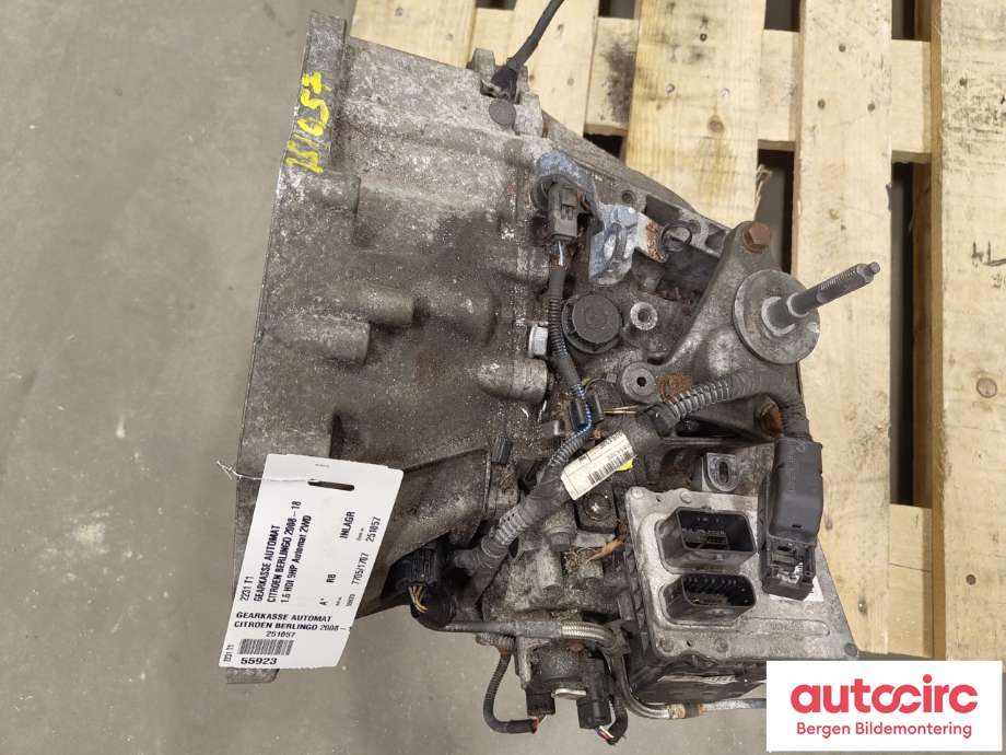 Girkasse automat til Citroën Berlingo 2008-2015 (Type II, Fase 1)  (CITROEN|2231 T1|)