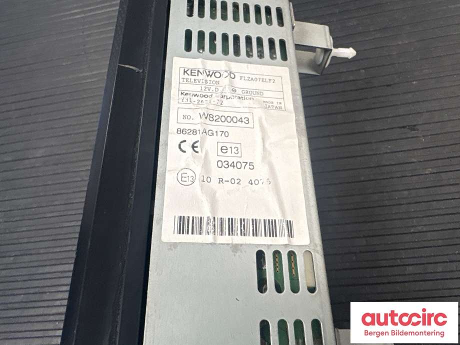 Instrument kjørecomputer til Subaru Legacy 2007-2009 (Type IV, Fase 2)  (SUBARU|86281AG170|)