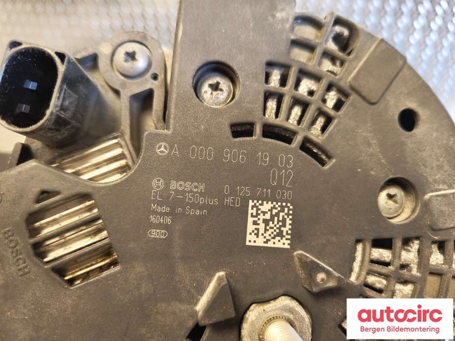Dynamo til Mercedes CLA 2013-2019 (C117) (C117) (MERCEDES|A 000 906 19 03|)