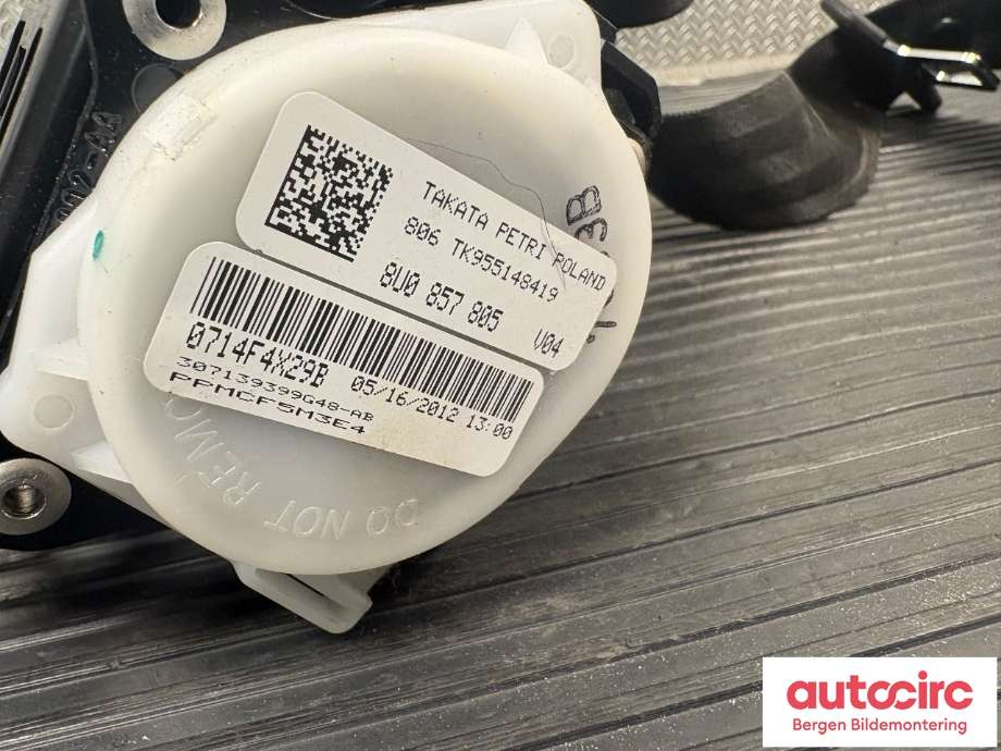 Sikkerhetsbelte bak høyre til Audi Q3 2011-2014 (Type I, Fase 1) (AUDI|8U0 857 805|)