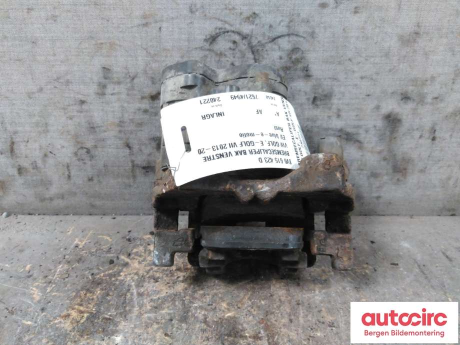 Bremsecaliper venstre bak til VW e-Golf 2014-2017 (Fase 1)  (VOLKSWAGEN|8V0 615 423 D|)