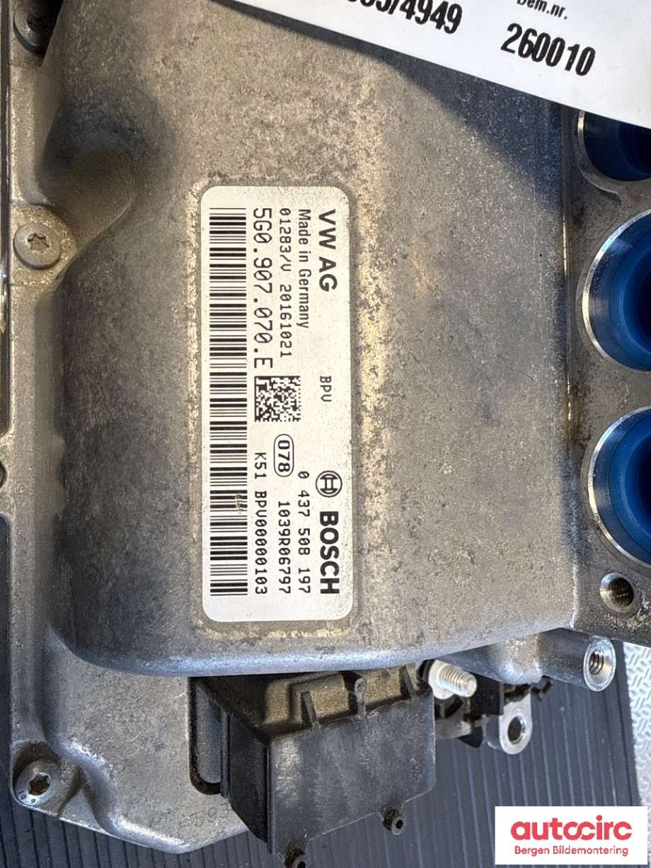 Inverter hybrid til VW e-Golf 2014-2017 (Fase 1)  (VOLKSWAGEN|5G0 907 070 E|)