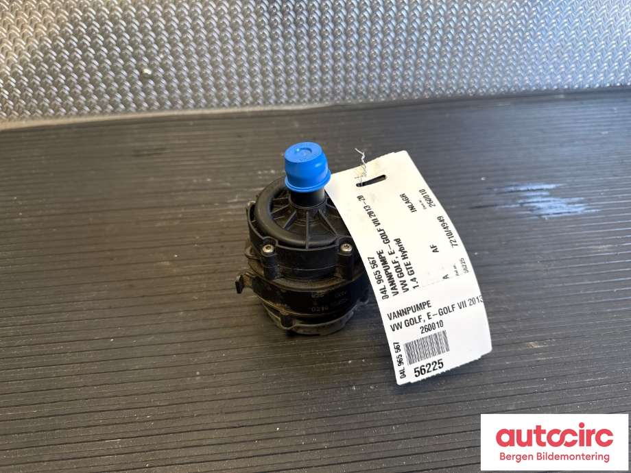 Vannpumpe til VW e-Golf, 2014-2017 (Fase 1)  (VOLKSWAGEN|04L 965 567)
