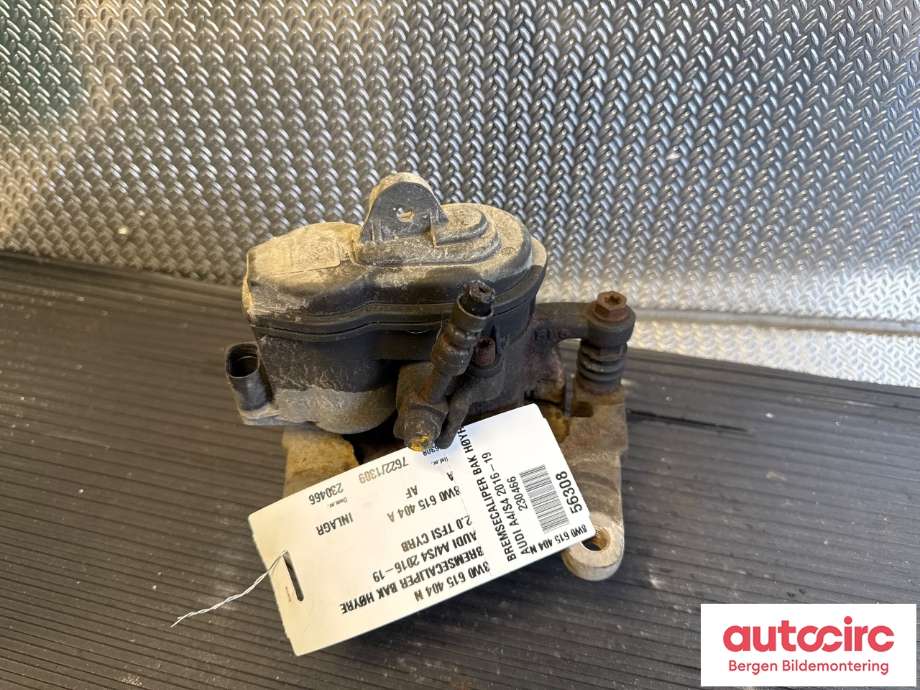 Bremsecaliper høyre bak til Audi A4 2015-2019 (Type V, Fase 1) (B9) (B9) (AUDI|8W0 615 404 N|8W0 615 404 A|)