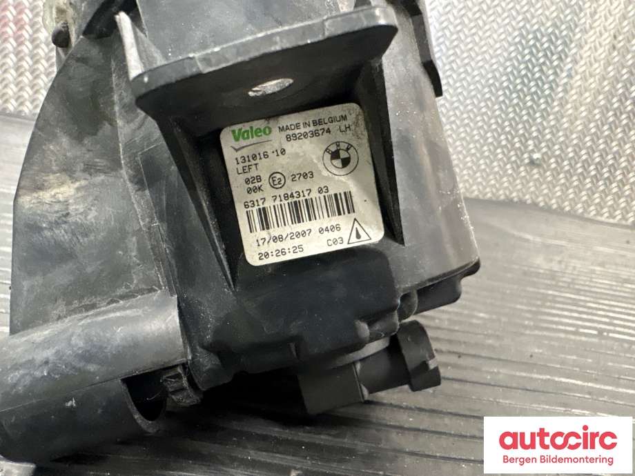 Tåkelykt venstre foran til BMW X5 2007-2013 (E70) (E70) (BMW|63 17 7 184 317|)