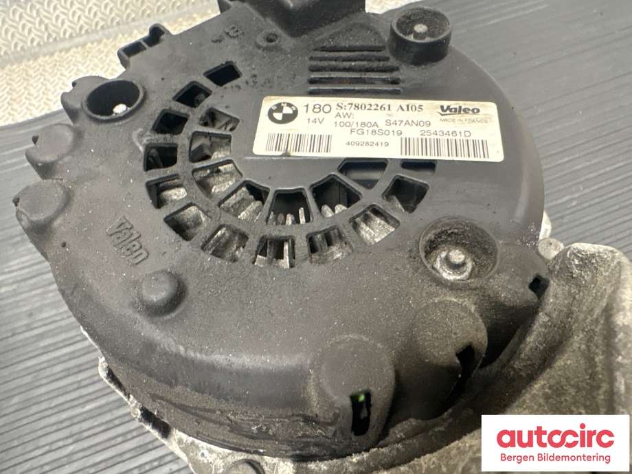 Dynamo til BMW 3-Serie 2005-2011 (E90/E91/E92/E93) (E90/E91/E92/E93) (BMW|12 31 7 802 619|)
