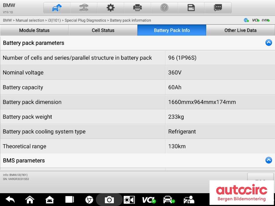 Batteripakke elbil til BMW i3 2013-2022  (BMW|61 27 8 647 909|61 27 7 625 066|61 27 8 864 726)