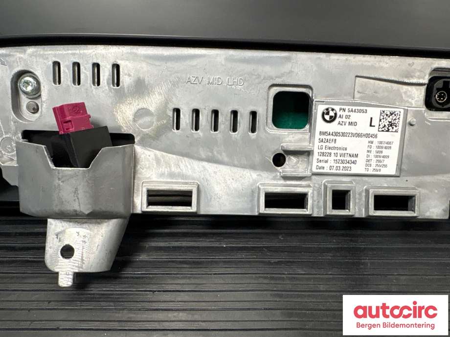 Instrument kjørecomputer til BMW iX 2021-->> (I20) (I20) (BMW|65 50 5 B3D C66|65 50 5 A79 110|)