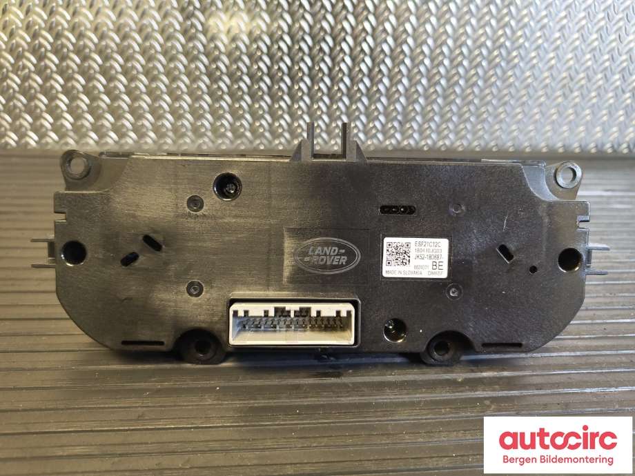 Varmeapparat betjening til Land Rover Range Rover 2013-->> (Type IV)  (LAND-ROVER|LR098574|JK5218D687BF|)