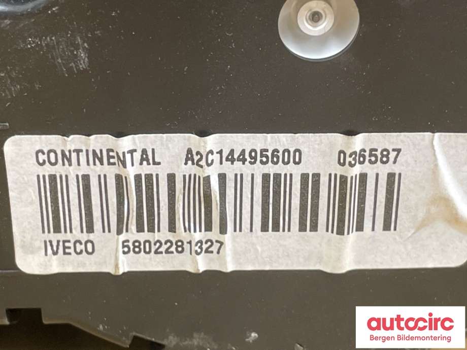 Speedometer til Iveco Daily 2014-->> (Type VI)  (IVECO|5802270311)