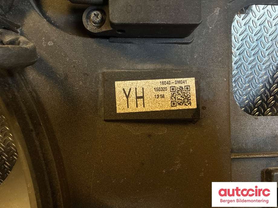 Kjølevifte til Toyota Yaris 2014-2020 (Type III, Fase 2)  (TOYOTA|163610M100|167110M100|)