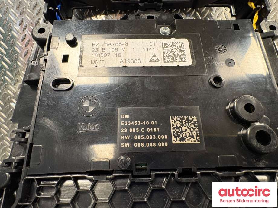 Tak konsoll til BMW iX 2021-->> (I20) (I20) (BMW|63 31 5 A9B 4B9|)