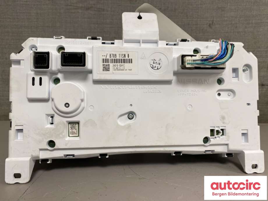 Speedometer til Nissan Leaf 2018-->> (Type II)  (NISSAN|24810 5SH1C)
