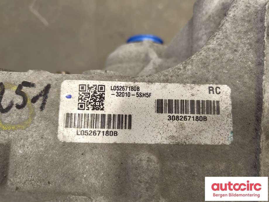 Girkasse automat til Nissan Leaf 2018-->> (Type II)  (NISSAN|320B05SH0A|320103NF0B|)
