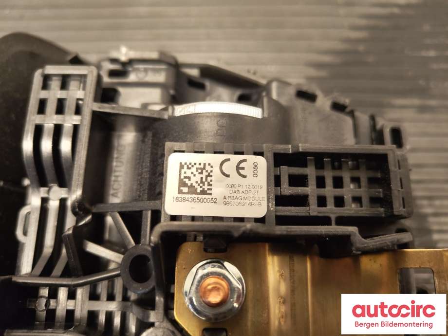 Airbag rattpute til Renault Zoe 2013-2019 (Fase 1)  (RENAULT|985706914R|)