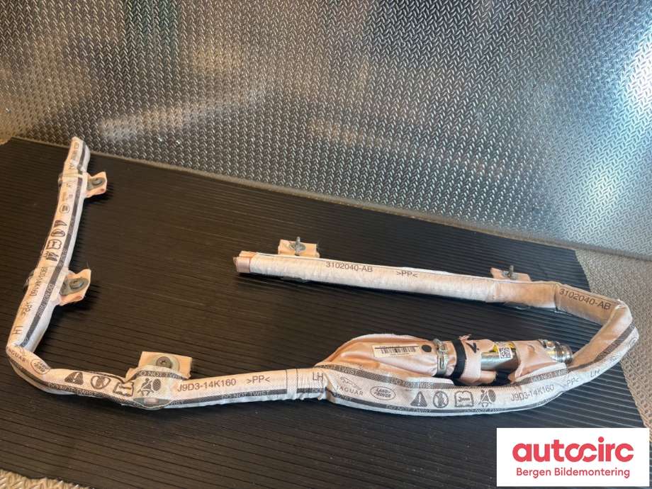 Airbag gardin venstre til Jaguar I-PACE 2018-->> (JAGUAR|J9D314K160BD|T4K5751|)