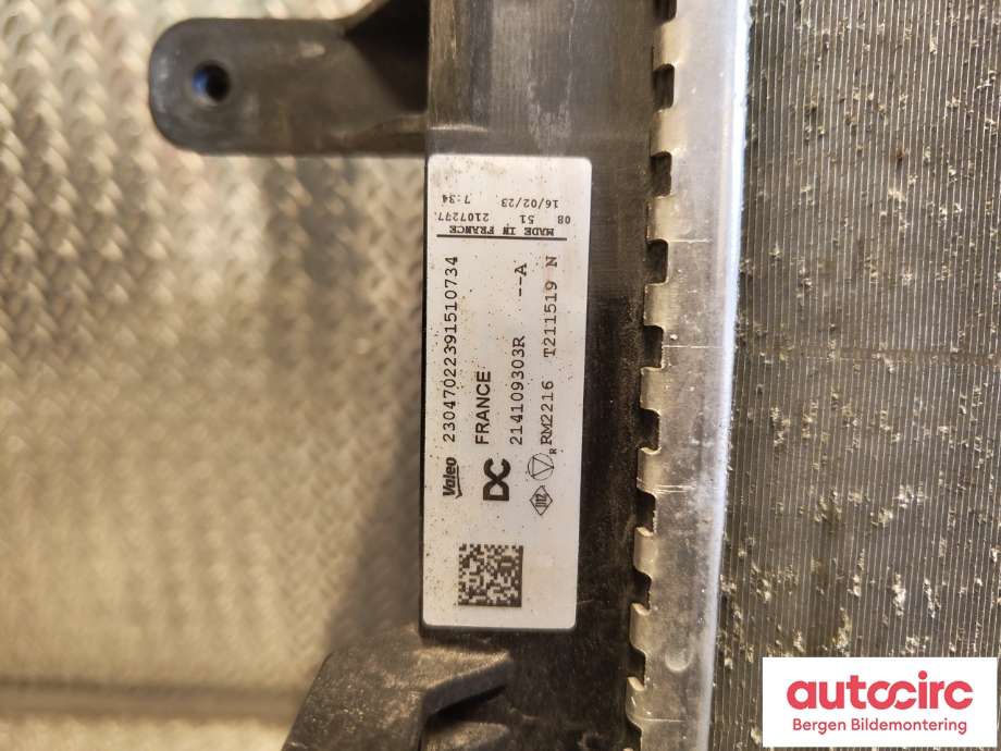 Radiator (automat gir) til Mercedes Citan 2021-->> (W420) (W420) (MERCEDES|A 420 500 13 00|)