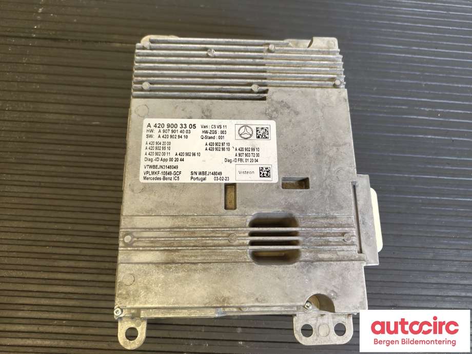 Bilstereo til Mercedes Citan 2021-->> (W420) (W420) (MERCEDES|A 420 900 33 05|)