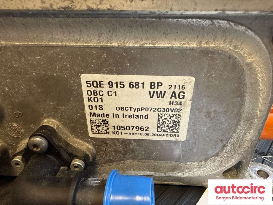 Batterilader (OBC - On Board Charger) til Škoda Citigo-e 2019-->>  (SKODA|5QE 915 681 BT|)