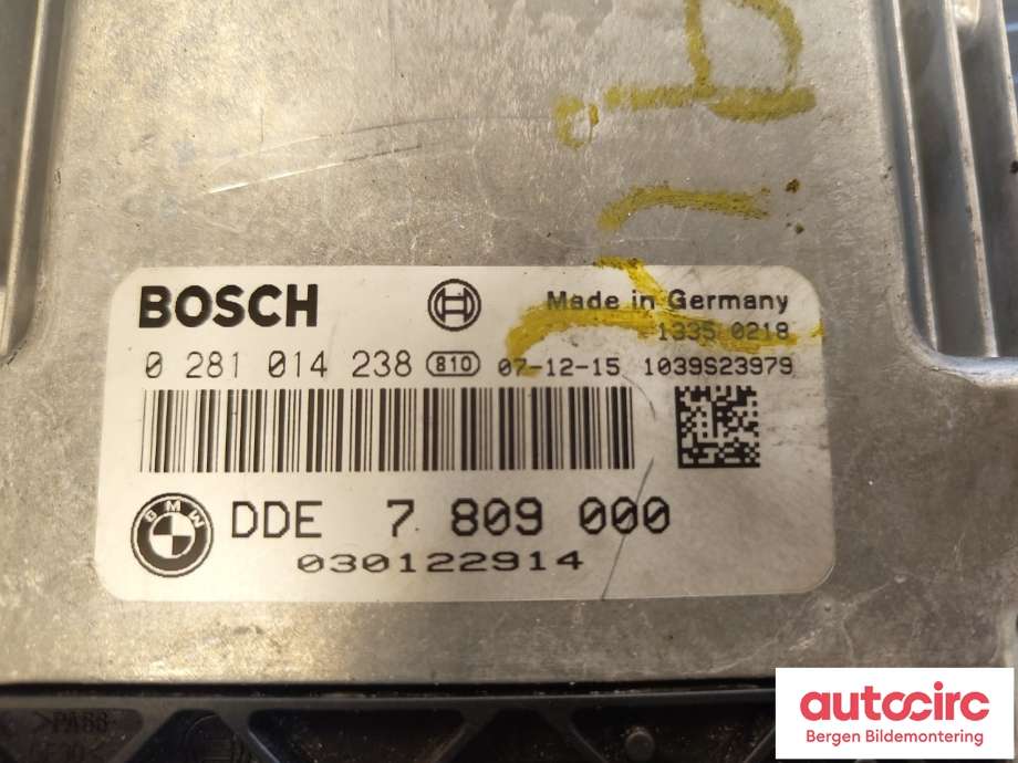 Styreenhet motor til BMW 3-Serie 2005-2011 (E90/E91/E92/E93) (E90/E91/E92/E93) (BMW|13 61 8 512 587|)