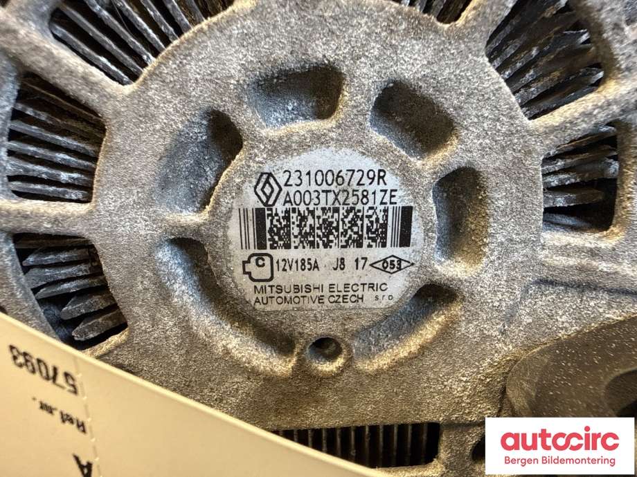 Dynamo til Nissan NV300 2016-->> (NISSAN|2310000Q5B|)