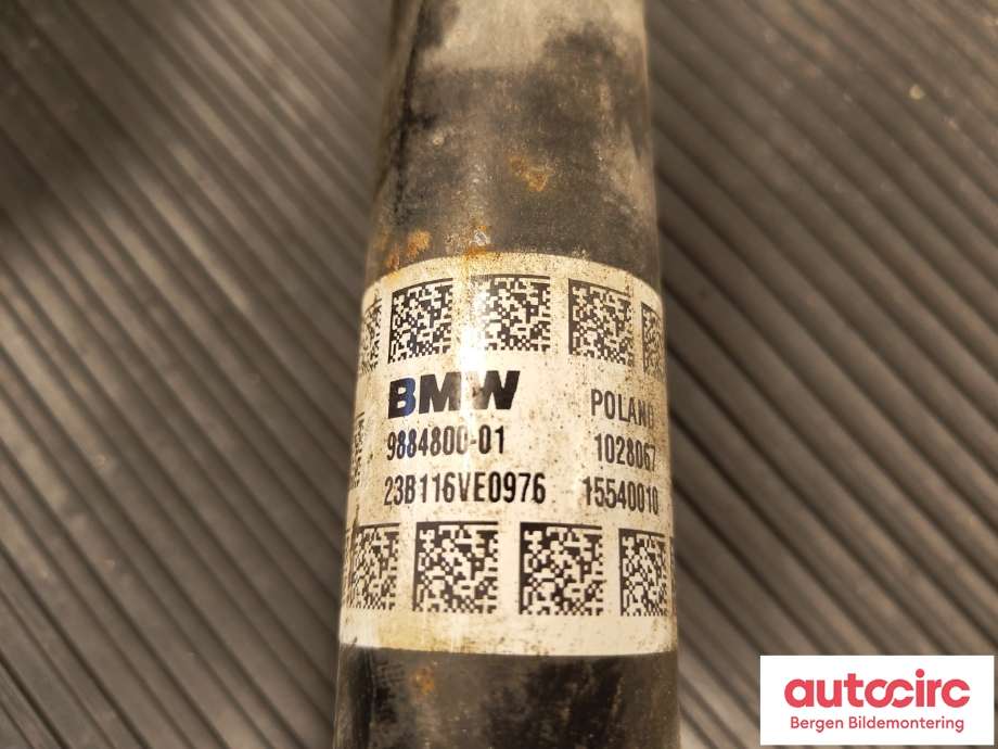 Drivaksel høyre bak, elbil til BMW iX 2021-->> (I20) (I20) (BMW|33 20 9 884 800|)