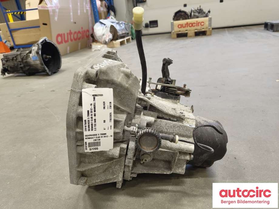 Girkasse manuell til Renault Clio 2012-2016 (Type IV, Fase 1) (RENAULT|320107568R||BVM5)