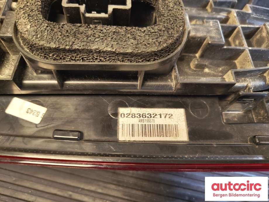 Baklykt høyre til Citroën Berlingo 2015-2019 (Type II, Fase 2)  (CITROEN|16 800 225 80|)