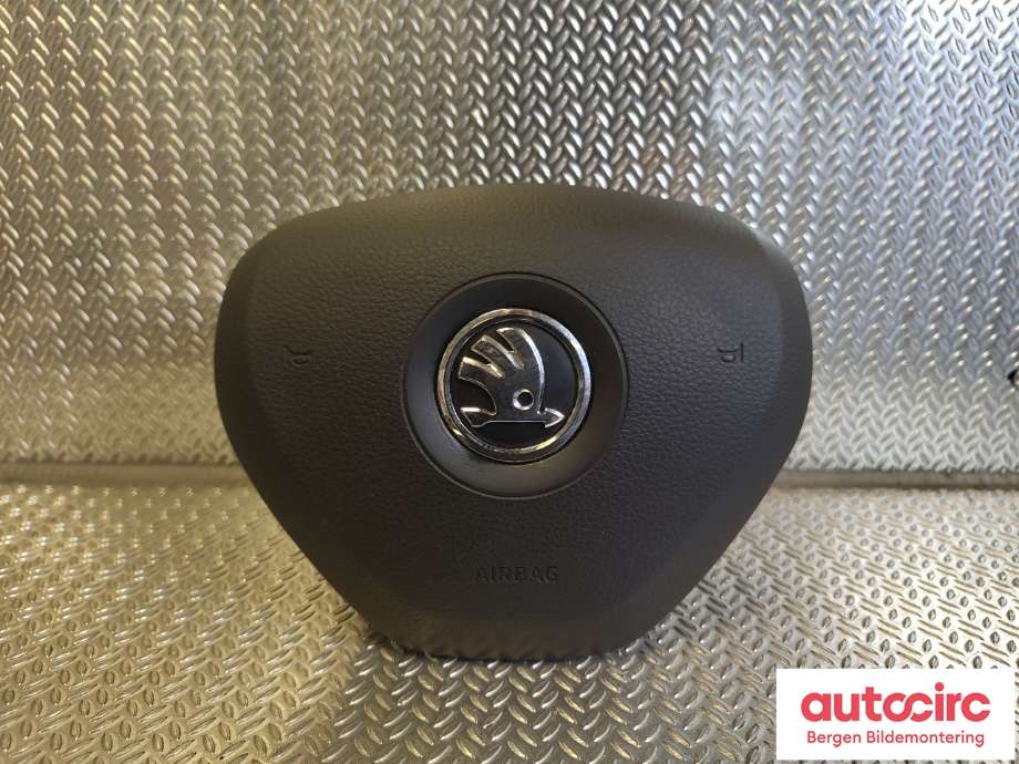 Airbag rattpute til Škoda Fabia, 2014-2021 (Type III)  (SKODA|6V0 880 201 A)