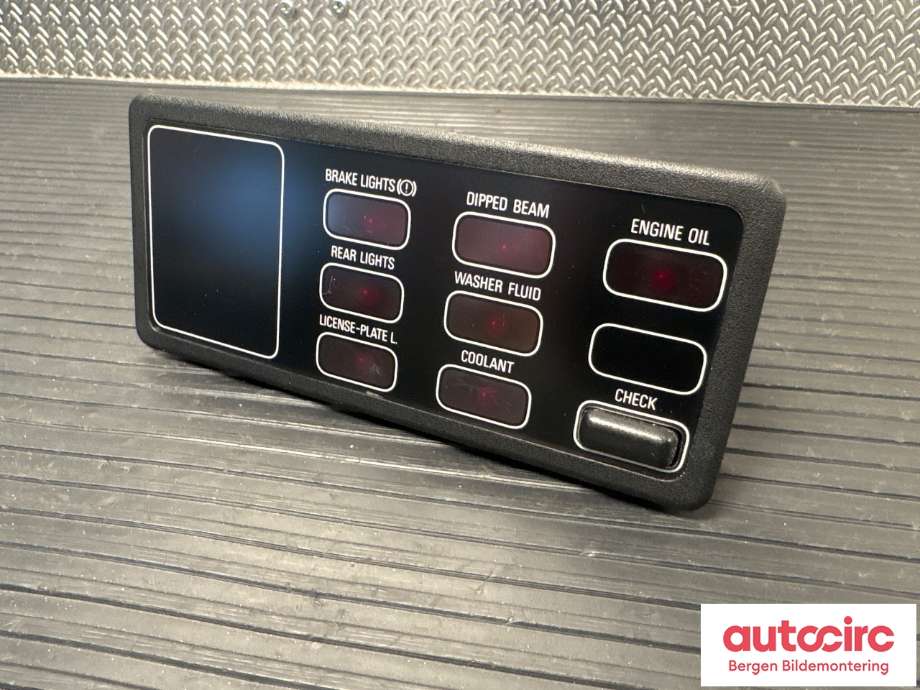 Instrumentpanel til BMW 3-Serie 1983-1993 (E30) (E30) (BMW|62 14 1 380 632|62 14 1 380 638|)